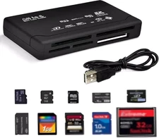 Memory Card Reader Mini 26-IN-1 USB 2.0 High Speed For CF xD SD MS SDHC lot US