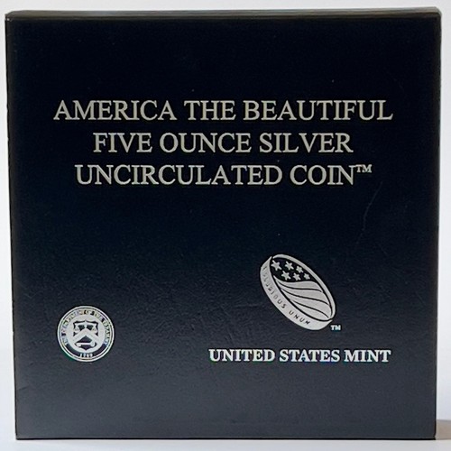 2013 AMERICA THE BEAUTIFUL 5 OZ SILVER UNCIRCULATED COIN MARYLAND FORT MCHENRY - Picture 5 of 5