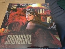 Taylor SWIFT THE LIFE OF A SHOWGIRL BUBBLES CHAMPAGNE TRANSPARENT Red VINYL