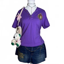 Ralph Lauren Purple Polo -Women’s Petite Large