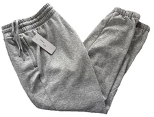 Yogalicious Lux Scuba Fleece Boston Jogger Heather Gray M L PFW78449