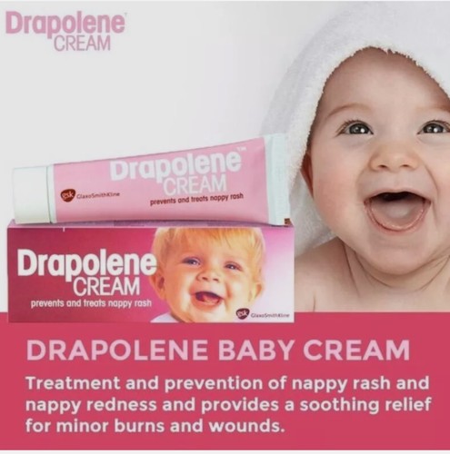 3 X Crema DRAPOLENE Prevención Pañal Erupción Alivio Bebé Pequeña Quemadura 55g Envío Gratis - Imagen 2 de 5