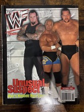 WWF Magazine Oct 1999 Undertaker Big Show  Cover Attitude Era WWE Wrestling