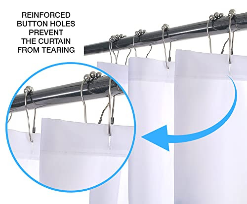 Allium Design Polyester Shower Curtain, for Bathroom and Bathtub Curtains, - Bild 7 von 7