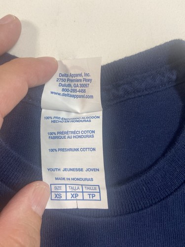 Childrens USA Washington DC Tshirt, Embroider Logo Blue Unisex Boy Girl XS - Picture 5 of 14