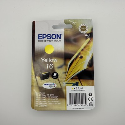 Original Epson Tintenpatrone 16 Gelb - Stift und Kreuzworträtsel (Original) - EXP 11/26