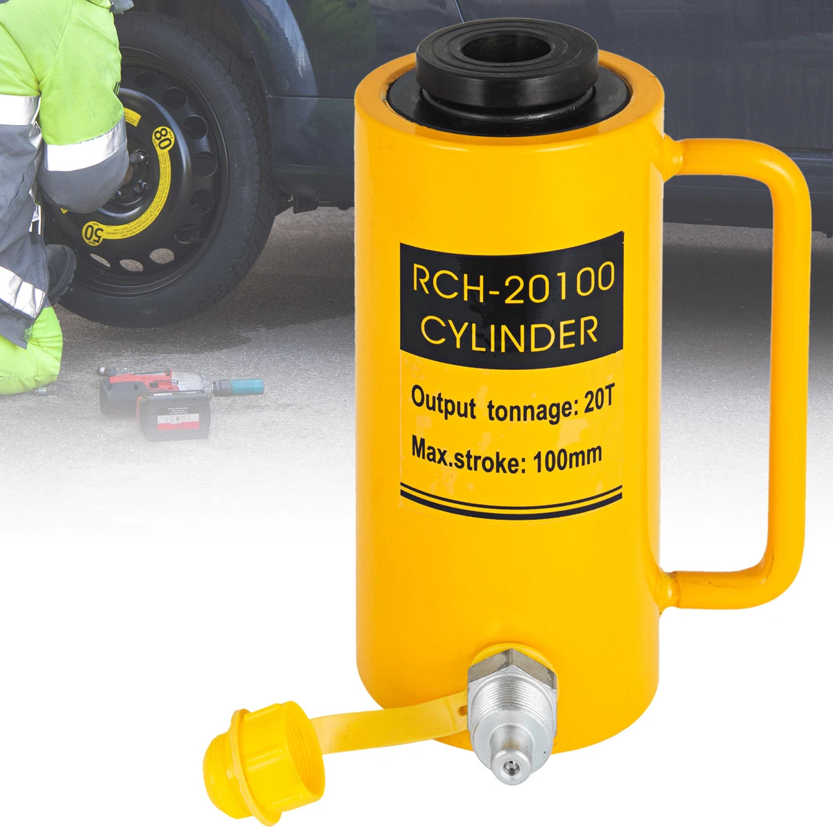 Snapklik.co : Bonvoisin 20T Hydraulic Cylinder Jack Porta Power Ulti