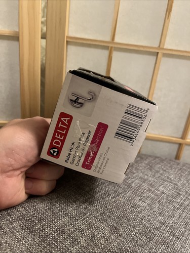 Delta Trinsic Collection Bademantelhaken Wasserhahn Match Chrom Einzelhaken #75935 NEU - Bild 6 von 12