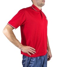 MONCLER men's red cotton polo shirt | Size L