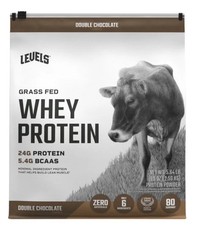 Levels Grass Fed Whey Protein Powder - Double Chocolate - 5.64 lbs Exp 7/2027 14.18 per gallon