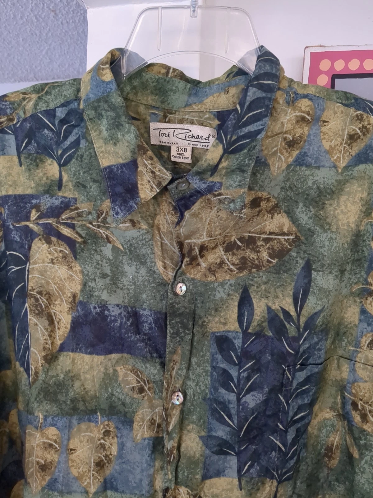 Tori Richard Hawaiian Shirt 3XB Multicolor Floral Print Cotton Lawn Men’s 3XL
Opens in a new window