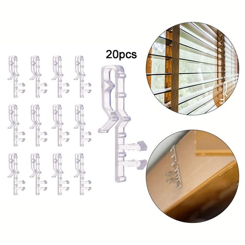 2.12 inch Trim Clip Venetian Blind Fixing Clip Venetian Blind Positioning Clip - Photo 3/12