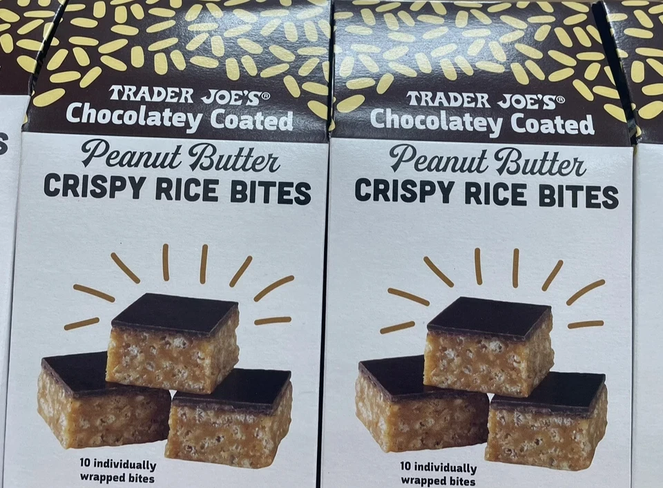 2x Trader Joes Chocolate Coated Peanut Butter Crispy Rice Bites 8.15 oz NEW - Image 2 of 2