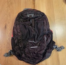 Eddie Bauer Stowaway 30L Packable Backpack Light Weight Travel Hike Daypack Plum