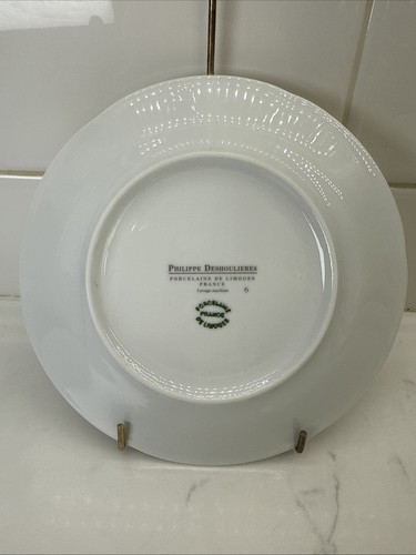 Vintage Philippe Deshoulieres Frankreich 6er Set CANAPE TELLER Händlerreihe Schaufensterfronten - Bild 11 von 15