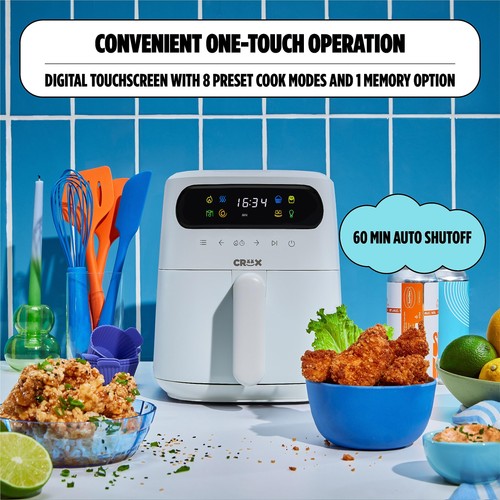 x Marshmello 3.0 QT Friggitrice ad Aria Digitale con Tecnologia TurboCrisp, Touch Scree... - Foto 5 di 5