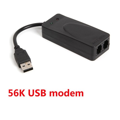 Modem de Fax USB Port USB2.0 56K V.92 V.90 Pilote de Modem Externe pour Wi3750 - Afbeelding 2 van 10