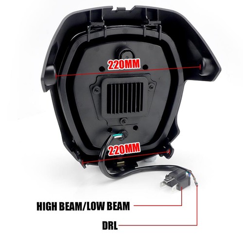 Motorcycle LED Headlight W/ DRL For Honda NAVI 110 2016 2017 2018 2019 2020 2021 - Picture 3 of 11