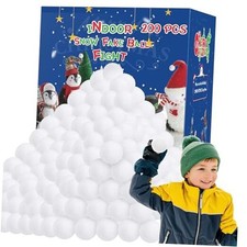 Indoor Snow Balls, Soft Fake Snow Balls, Artificial Toss Ball fot 200 PCS