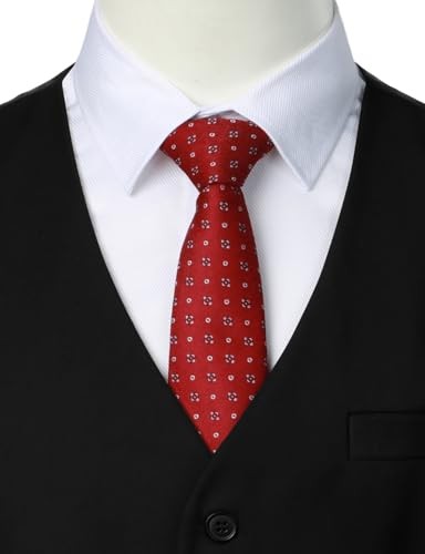 Men's Classic Slim Fit Dress Vest Formal Wedding Prom Tuxedo Suit Large Black - Bild 5 von 6