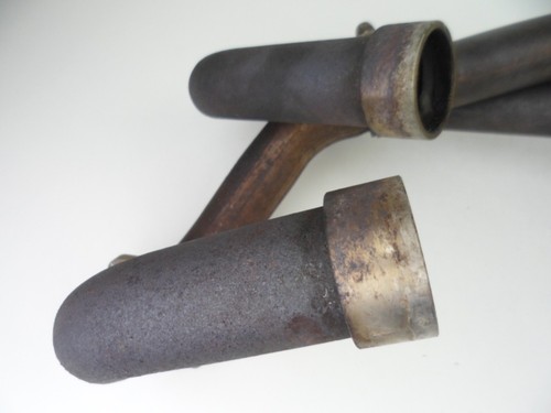 COPPIA COLLETTORI MARMITTA TUBI DI SCARICO MOTORE APRILIA PEGASO 650 STRADA 2008 - Imagen 6 de 10