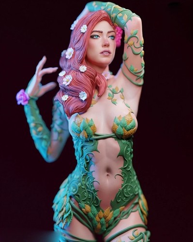 Poison Ivy 2 Vers Unpainted 3D Printing Resin Kits Figure 9.8" 13.3" Comic Model - Picture 6 of 19