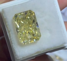 5.Ct Natural Radiant Cut Yellow Color diamond CERTIFIED D Grade VVS1  1 NB4