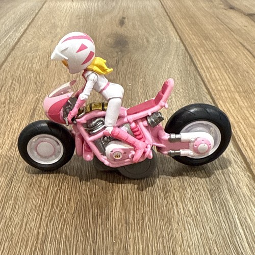 2023 PRINCESS PEACH Racer Super Mario Bros. Movie Pull Back Motorcycle Kart B157