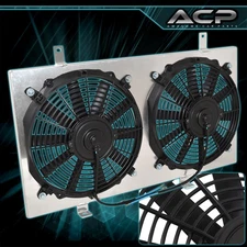 For 94-99 Celica GT-Four ST205 Manual M/T JDM 12" Dual Cooling Fan Blade Shroud