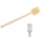 Wooden Toilet Cleaning Brush with Ergonomic Handle for Bathroom