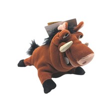 Disney Store Lion King Mini Beanie Bean Bag Plush Toy - Pumbaa 8" With Tags