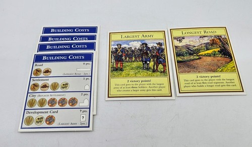 Vtg The Settlers of Catan #483 Strategy Board Game 2003 Missing 1 Blue Road - Picture 7 of 18