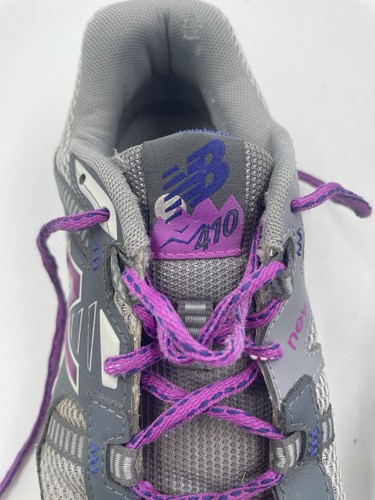 New Balance Trail Running Shoes Womens Size 7.5 Gray Purple 410 Hiking Sneaker - Bild 6 von 8