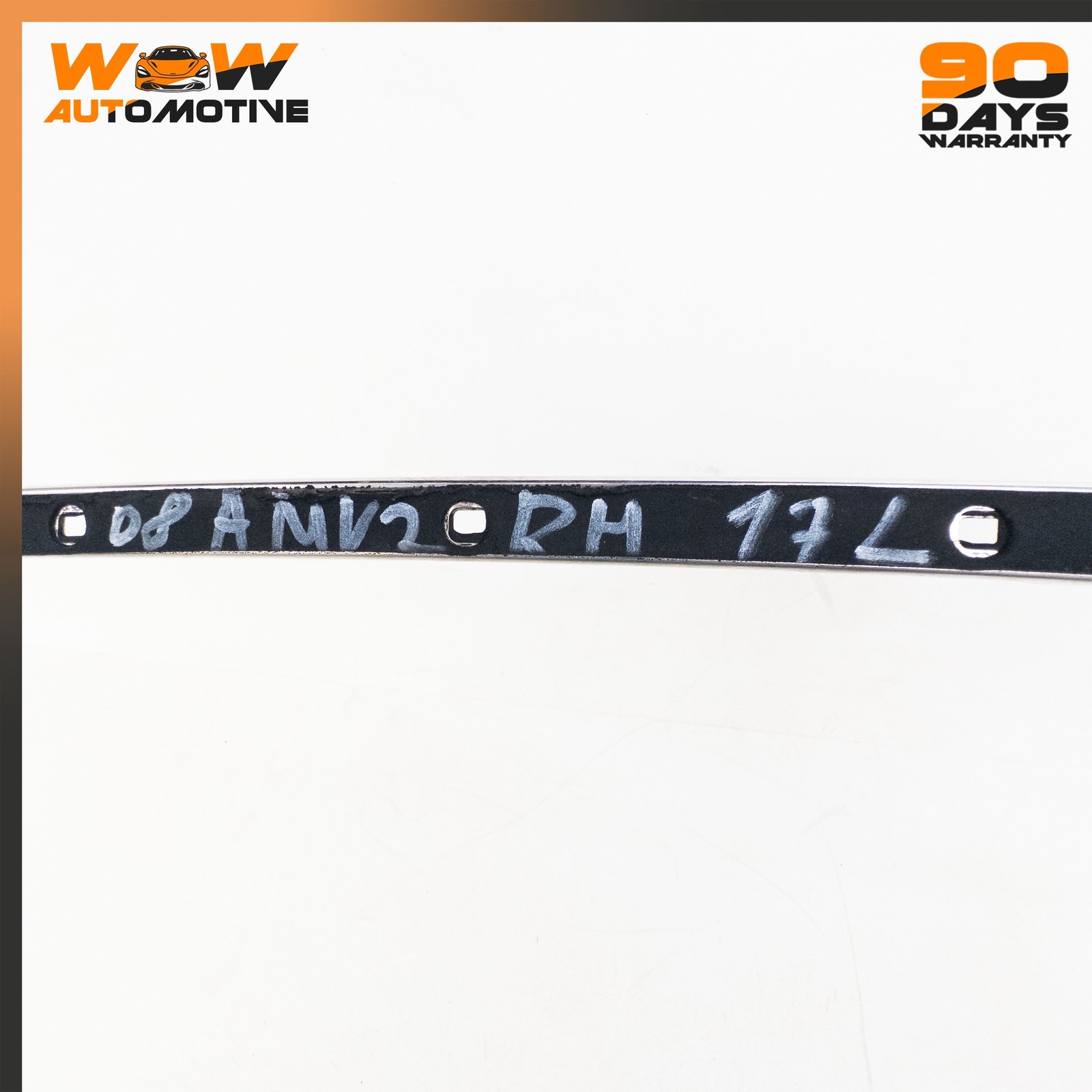 06-16 ASTON MARTIN V8 VANTAGE FRONT RIGHT OUTER DOOR WINDOW BELT MOLDING OEM