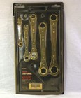 Vintage Sears Craftsman 4364 5pc Gold Offset Ratchet Box Wrench Set - SAE  USA