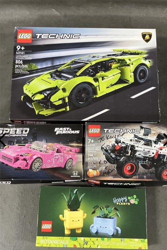 Lego Lot 4 Sets Technic Lamborghini Monster Jam Speed Champions Honda Sealed