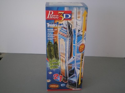 Wrebbit puzz 3D Bank of China & Central Plaza 486 pcs, used