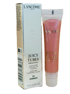 Lancôme Juicy Tubes Lip Gloss 06 Simmer 2 Pack | 0.5 oz. / 15 mL.