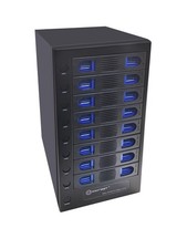 8 Bay Tool Less Tray Hot Swapable 2.5" and 3.5" SATA Hard Drive External USB-...