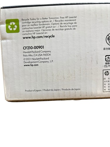 HP 131A CF210A Czarny toner LaserJet Kaseta uszczelniona do M251 M276 - Zdjęcie 7 z 7