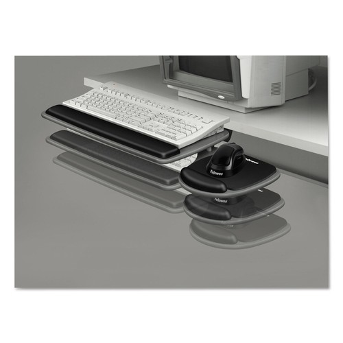 Plataforma Teclado Estándar Ajustable Fellowes 93841 - Grafito/Negro Nuevo - Imagen 2 de 5