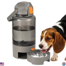 50oz Leakproof Outdoor Dog Water Bottle with Handle for Travel & Hiking