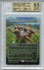BGS Quad 9.5+ Anointed Procession | SLD: Cats and Dogs FOIL MTG Magic