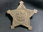Union Grand Army Of The Republic Grave Marker GAR Civil War Cemetery Flag Holder