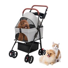 4 Wheels Pet Stroller, Folding Dog Stroller, Pet Folding Stroller,Travel Carrier