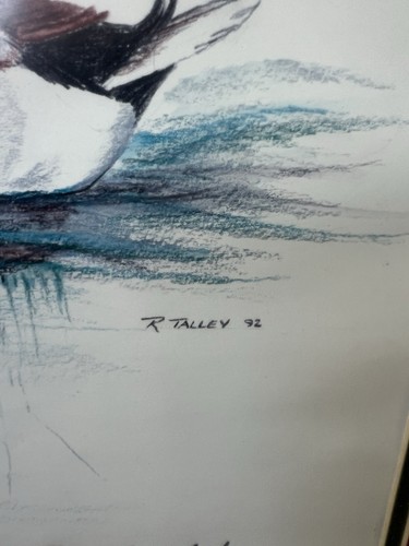 R Tally Signed Limited Edition Litho 1992 Exclusively For Duck Head Apparel - Bild 2 von 14