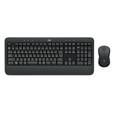Logitech Mouse Wireless Keyboard Set MK540 with Tilt Leg Water Resistant Graphit