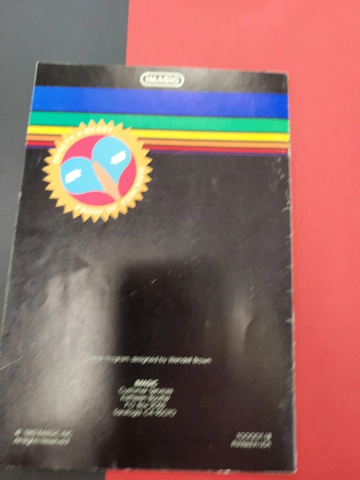 Beaty And The Beast Imagic Atari MANUAL ONLY Authentic Insert - Image 2 of 2