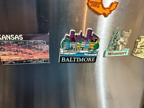 39 State Magnets Vintage Rubber Refrigerator Puerto Rico Mexico, Cuba Canada DC - Picture 11 of 14