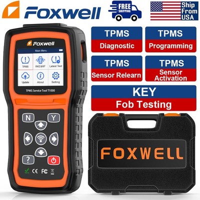 FOXWELL T1000 TPMS Relearn Tire Pressure Monitor Activate Car Diagnostic Tool